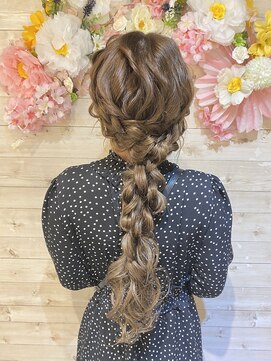 ヘアメイク エンカレッジ(HAIR MAKE encourage) 編み下ろし