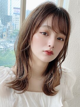 アフロート ディル(AFLOAT D'L) AFLOAT《矢田菜津紀》表参道/大人かわいい/セミディ