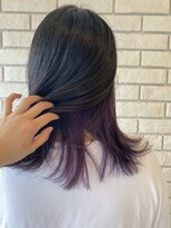 フルミー(fulme.) 隠せるインナ紫カラー☆oggiottoトリートメントで髪質改善！