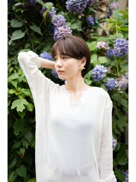 マグノリア オモテサンドウ(MAGNOLiA Omotesando) マロンベージュで柔らかニュアンスマッシュショート・・担当KAYO