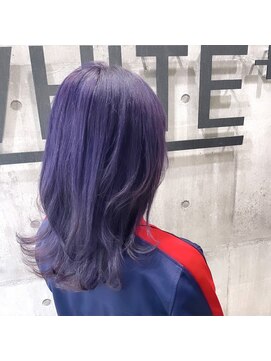 アンダーバーホワイト 南海難波店(_WHITE) バイオレットカラー