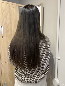 ローレンジウ(LOREN JU) 透明感髪質改善ベージュダブルカラーミルクティーグレージュ