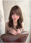 まなstyleレイヤーカットのお色気ヘア 20代30代40代 お顔まわり