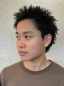 ノーエン(noen) メンズカット/スパイキーショート/ショートカット/ショート/眉毛