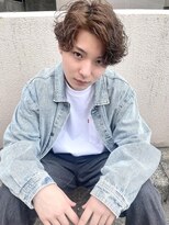 メンズサロンロス(LOSS)&nbsp;波巻きセンターパート