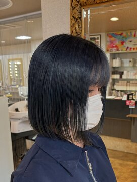 シャンプーボーイ 宮崎駅前店(SHAMPOO BOY) ブルーグレー(^^)宮崎/ブルーグレー/ブリーチあり