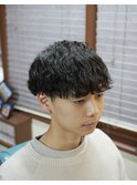 波巻きカール