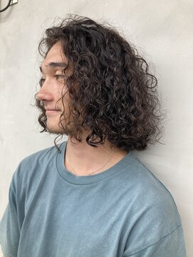 トオ(TOH) メンズカーリーヘアくるくるパーマスパイラルパーマハードパーマ