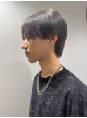 透明感カラー×グレーパープル