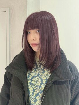 ヨーク(YOKE) 【YOKE】チェリーレッドワインレッドボルドーブリーチ無し暖色