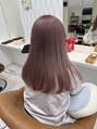 ヘア ポジション HAIR Position 能代北店 ピンクベージュブリーチ2回です!