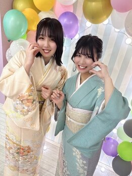 ベティ(Betty)の写真/【当日予約OK♪】着付け・ヘアセットもトータルでお任せできる☆一式レンタルプランもご用意してます！