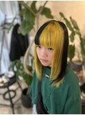 イエロー×ブラック