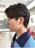 昭和町メンズフェザーパーマニュアンスパーマフェザーショート