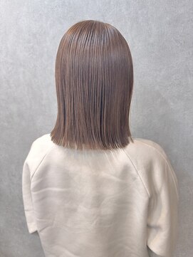 ブルーム(the Bloom) 【切りっぱなしボブ】ミルクティーブラウン