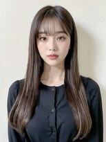 ウル 岡山駅店(ULu.)&nbsp;髪質改善トリートメントブリーチ無し縮毛矯正20代30代前髪長め