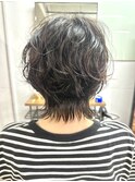 熊本ショート　ウルフショートパーマ　熊本美容室　熊本上通り