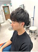 メンズ無造作ヘアー