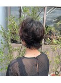 ショートウルフパーマ