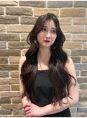 前髪ありなし×韓国風ロング×美シルエット×くびれレイヤー