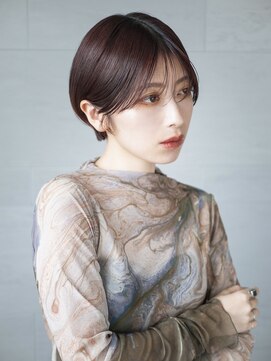 アイティーバイアルバム 藤沢店(IT by ALBUM) ショート顔周りレイヤーグレージュくびれヘア_F0220
