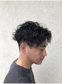 ツイスパ/アップバング/メンズパーマ/ピンパーマ/岡崎市/パーマ