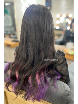 リリィー(LILY) インナーカラー風エクステ