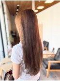 髪質改善ヘアカラー/佐賀/ヘーゼルベージュ/ロングスタイル