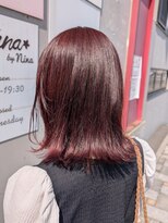 レアナ バイ ニーナ(Leana by NINA)&nbsp;レッドカラー　髪質改善トリートメント　宮の沢　美容室