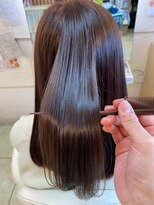 美容室 ルーフトップ(Roof top)&nbsp;髪質改善白髪ぼかしハイライトカラー前髪カットベージュカラー