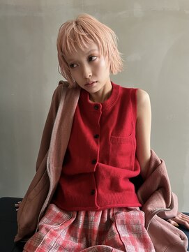 エクーエルム 心斎橋(ECOO yelm) 【オレンジ×ミルクティー】ブリーチ/ハイトーン