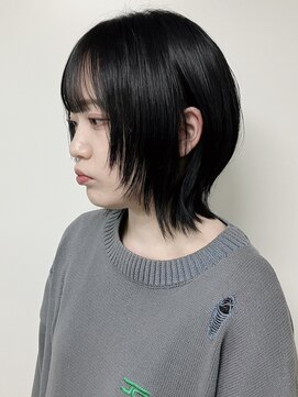 モリオフロムロンドン 原宿本店(morio from London) 【morio原宿】顔まわりレイヤー姫カットハイトーン