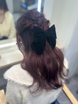 ソヨン 名駅2号店(SOYON) 暖色カラー/カシスピンク/ピンクブラウン/ブリーチなしWカラー