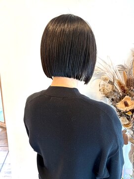 イソラヘアアトリエ(Isola hair atelier) 【Isola】縮毛矯正×ボブ y