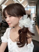 ルームバイシー 新宿(Loom. by Sea)&nbsp;ココアベージュ×レイヤー[小顔/黒髪/オリーブグレー]