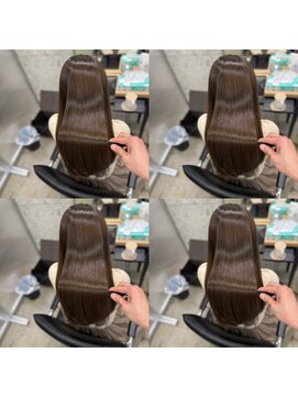  #髪質改善#縮毛矯正#美髪矯正#レイヤーカット#白髪ぼかし