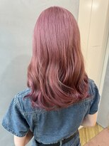 アンジェリカ 立町店(ANGELICA)&nbsp;コーラルピンク×セミロング