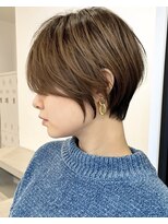 セイドット フクオカ(Say.FUKUOKA)&nbsp;【Say.福岡】ショート×アッシュベージュ×耳かけ×20代30代40代