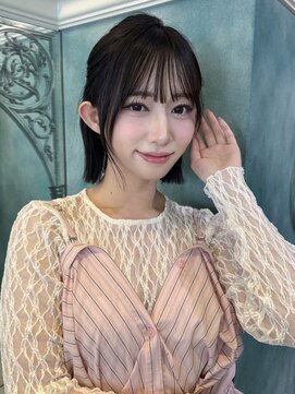 ロンド 銀座(Lond) ◆ ブリーチなし/髪質改善/大人ガーリー/ダークアッシュ/ボブ81