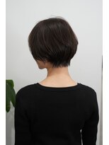 ログ(LOG) 骨格補正ショートボブ◎ナチュラルブラウン◎高松