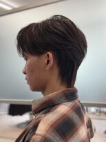 ジーナ 天神(Zina) 【Zina】ショートウルフセンターパート/襟足縮毛矯正