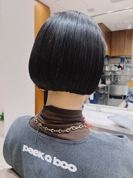 ピークアブー アヴェダ ギンザシックス(PEEK-A-BOO AVEDA GINZASIX) 王道ボブ 首が長く見えるボブ まとまるボブ 韓国 大人可愛い