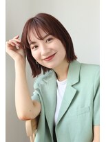 ヘアーアンドメイク エクリ 不動前店(Hair&Make equri)&nbsp;切りっぱなしツヤボブ