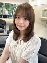 ハニー 町田(HONEY)&nbsp;レイヤーカット/ミディアム/ベージュ