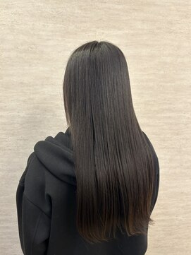ネウィ 大分中央町店(newi) 酸性ストレートで作る髪質改善サラツヤロング