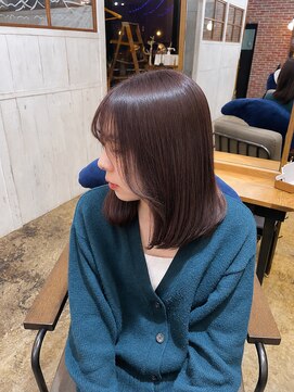 ヘアーループセラデザインワークス(Hair ruup Sela design works) 艶感たっぷり♪透明感バイオレットカラー