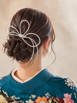 モック 蒲生四丁目店(moc)&nbsp;大人女性におすすめの和装アップスタイル