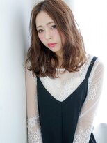 ra's 南行徳 髪質改善トリートメント&カラー 南行徳北口【10月1日オープン（予定）】&nbsp;センターパート×おくれ毛バング☆大人セミディ