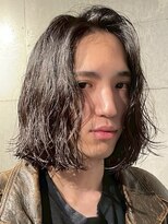 レタッチ バイ フィフス 銀座(RETOUCH by fifth)&nbsp;銀座メンズパーマシャドウパーマシースルーマッシュウルフゆるめ