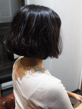 ネスト ヘアーデザイン(NEST hair design) 【NEST 札幌】ベーシックボブ on パーマ